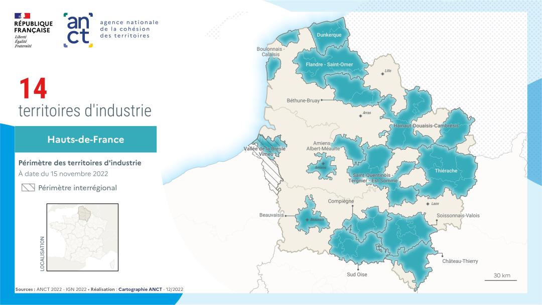 Territoires d'industrie : Hauts-de-France