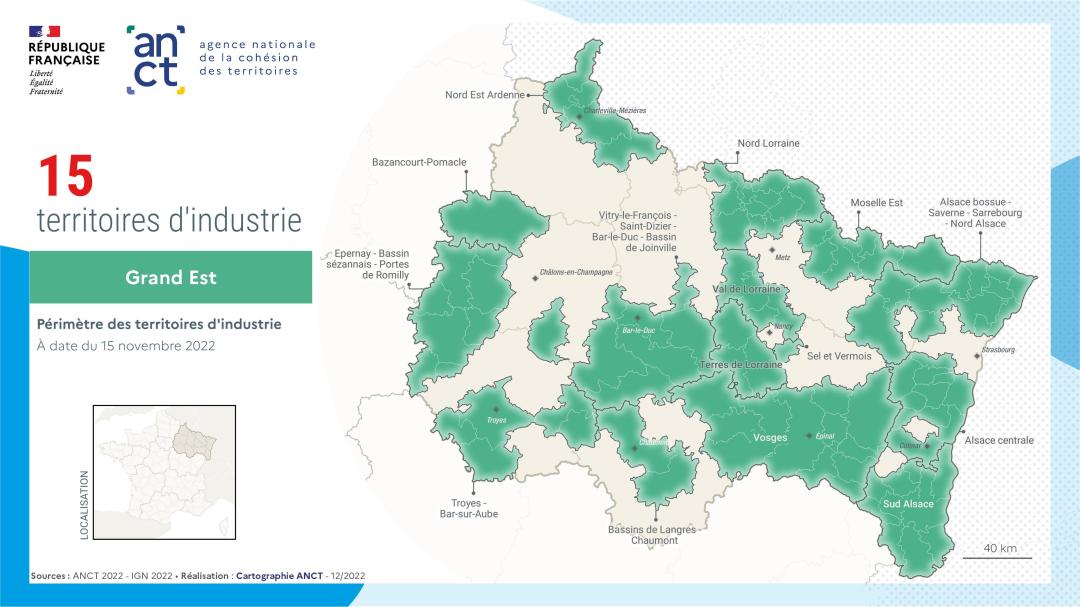 Territoires d'industrie : Grand Est