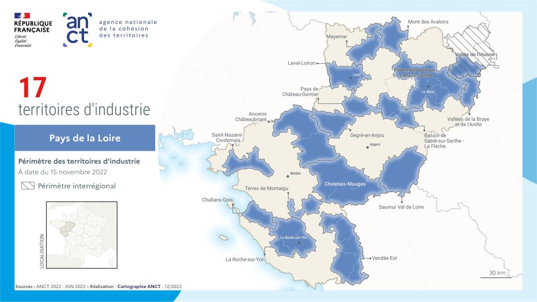 Territoires d'industrie : Pays de la Loire