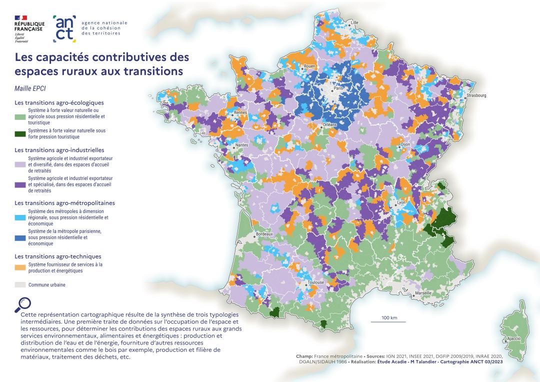 Les capacit&eacute;s contributives des espaces ruraux aux transitions