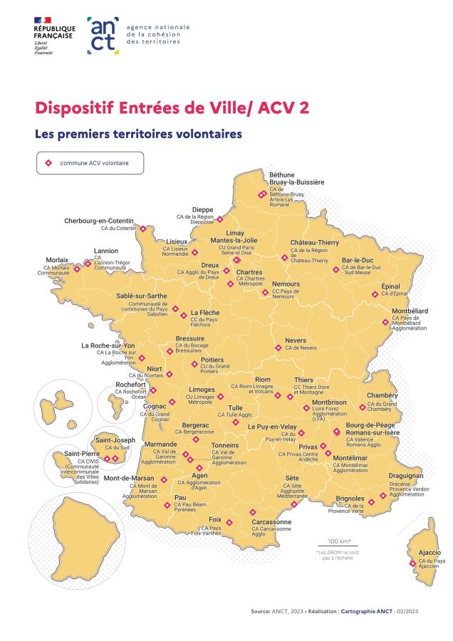 Dispositif Entr&eacute;es de ville / ACV2