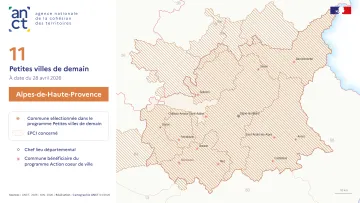 D&eacute;ploiement du dispositif Petites villes de demain : Alpes-de-Haute-Provence