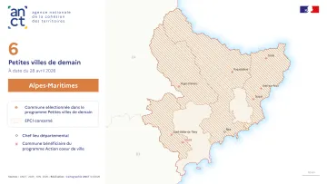 D&eacute;ploiement du dispositif Petites villes de demain : Alpes-Maritimes