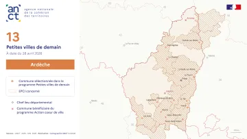 D&eacute;ploiement du dispositif Petites villes de demain : Ard&egrave;che