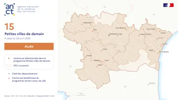 D&eacute;ploiement du dispositif Petites villes de demain : Aude