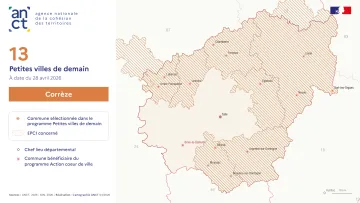 D&eacute;ploiement du dispositif Petites villes de demain : Corr&egrave;ze