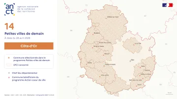 D&eacute;ploiement du dispositif Petites villes de demain : C&ocirc;te-d'Or