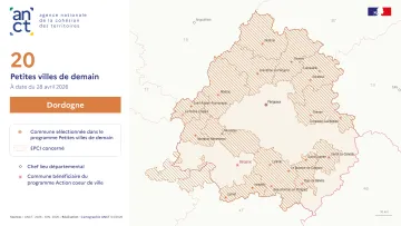D&eacute;ploiement du dispositif Petites villes de demain : Dordogne