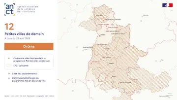 D&eacute;ploiement du dispositif Petites villes de demain : Dr&ocirc;me