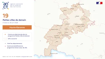 D&eacute;ploiement du dispositif Petites villes de demain : Haute-Garonne