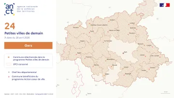 D&eacute;ploiement du dispositif Petites villes de demain : Gers