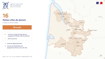 D&eacute;ploiement du dispositif Petites villes de demain : Gironde