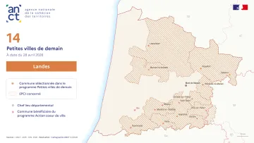 D&eacute;ploiement du dispositif Petites villes de demain : Landes