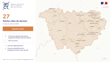D&eacute;ploiement du dispositif Petites villes de demain : Haute-Loire