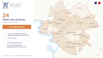 D&eacute;ploiement du dispositif Petites villes de demain : Loire-Atlantique