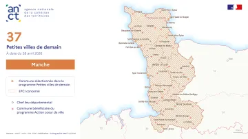 D&eacute;ploiement du dispositif Petites villes de demain : Manche