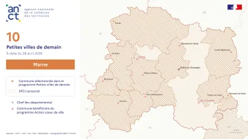 D&eacute;ploiement du dispositif Petites villes de demain : Marne
