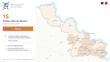 D&eacute;ploiement du dispositif Petites villes de demain : Nord
