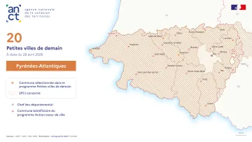 D&eacute;ploiement du dispositif Petites villes de demain : Pyr&eacute;n&eacute;es-Atlantiques