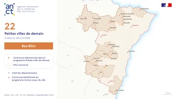 D&eacute;ploiement du dispositif Petites villes de demain : Bas-Rhin