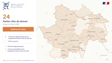 D&eacute;ploiement du dispositif Petites villes de demain : Sa&ocirc;ne-et-Loire
