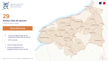 D&eacute;ploiement du dispositif Petites villes de demain : Seine-Maritime