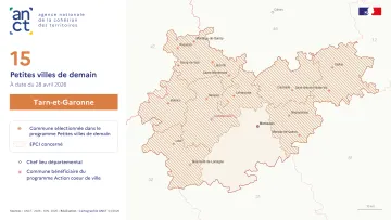 D&eacute;ploiement du dispositif Petites villes de demain : Tarn-et-Garonne