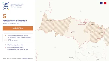 D&eacute;ploiement du dispositif Petites villes de demain : Val-d'Oise