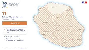 D&eacute;ploiement du dispositif Petites villes de demain : La R&eacute;union
