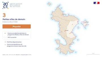 D&eacute;ploiement du dispositif Petites villes de demain : Mayotte