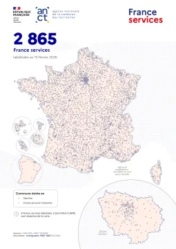Localisation des structures France services