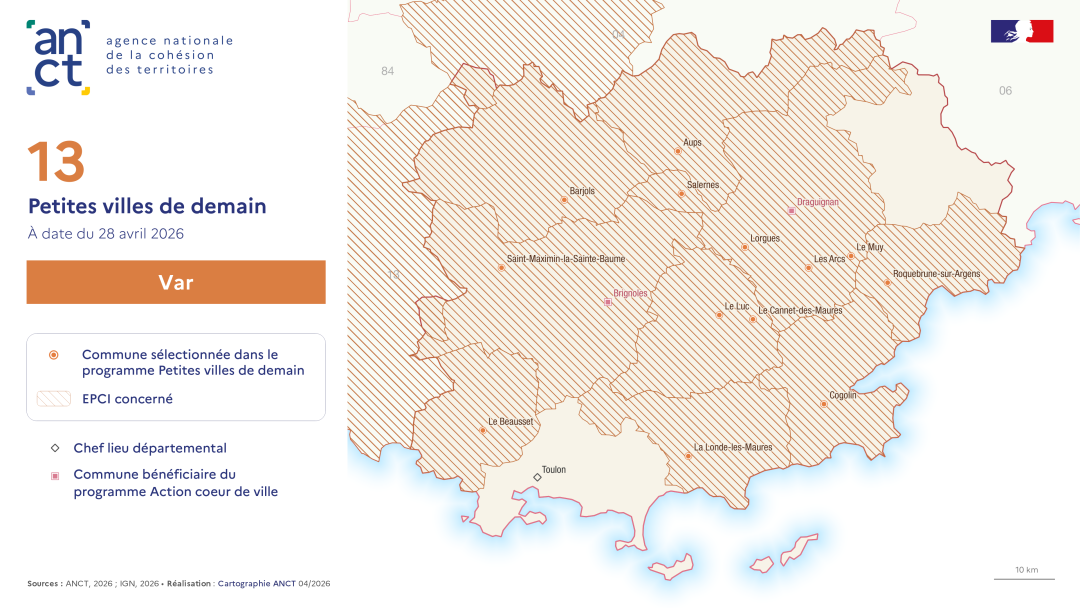D&eacute;ploiement du dispositif Petites villes de demain : Var