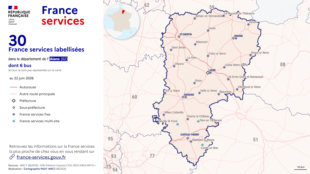France services : Aisne (02)