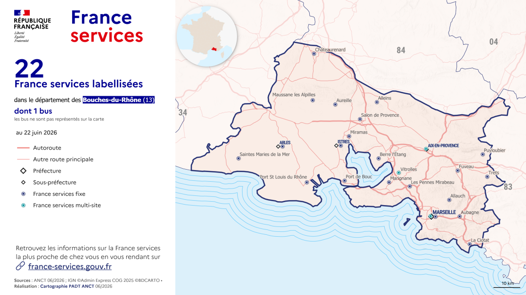 France services : Bouches-du-Rh&ocirc;ne (13)