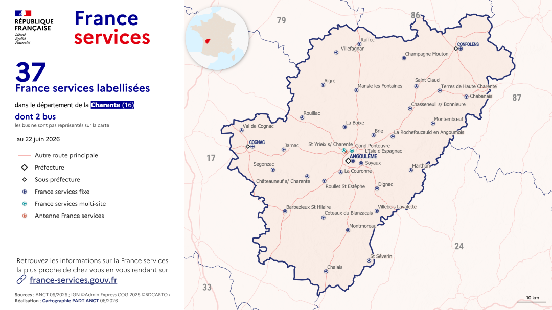 France services : Charente (16)