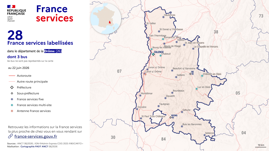 France services : Dr&ocirc;me (26)