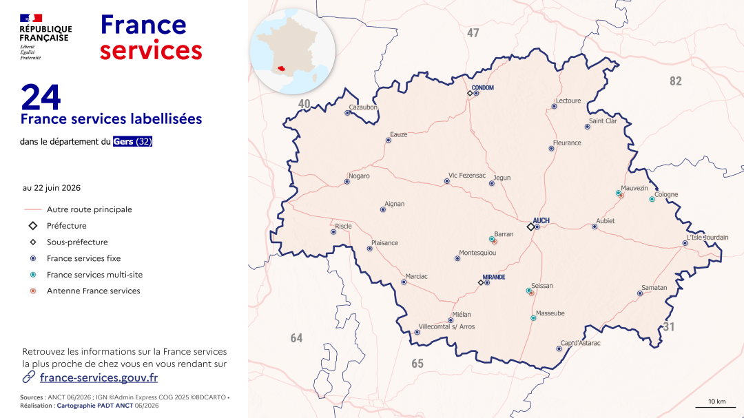 France services : Gers (32)