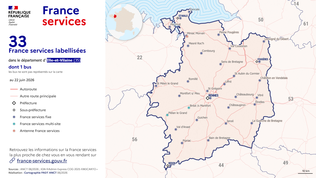 France services : Ille-et-Vilaine (35)