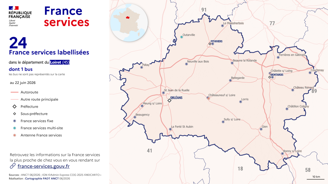 France services : Loiret (45)