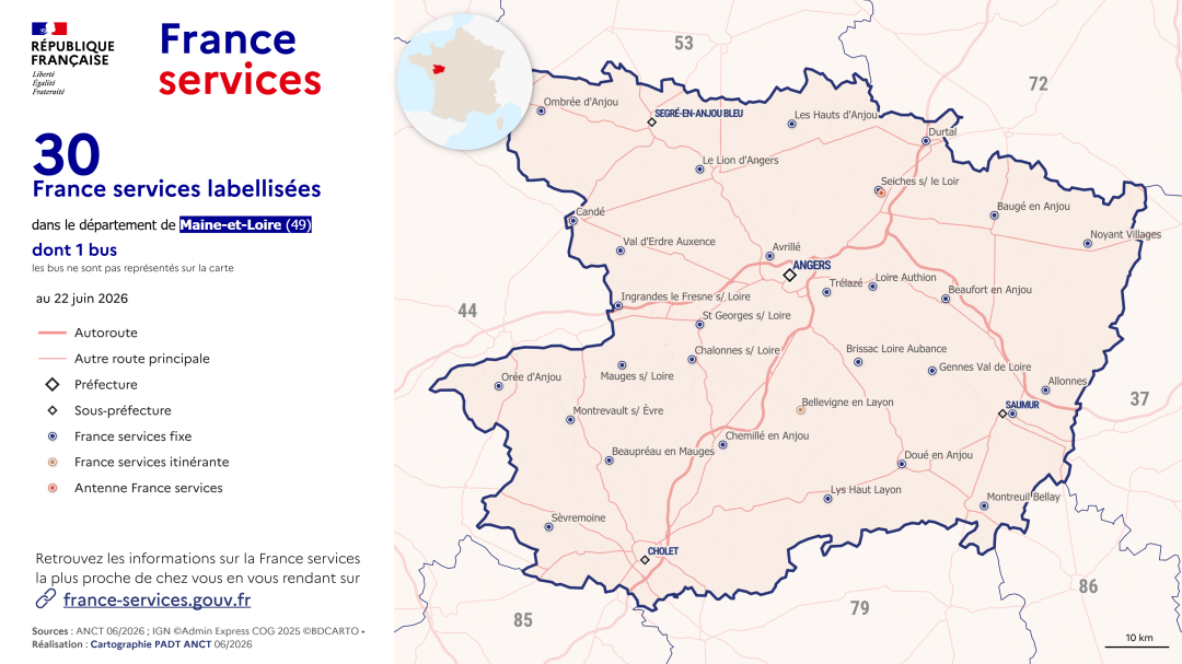 France services : Maine-et-Loire (49)