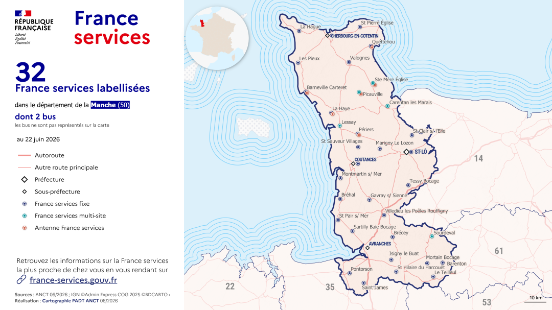 France services : Manche (50)