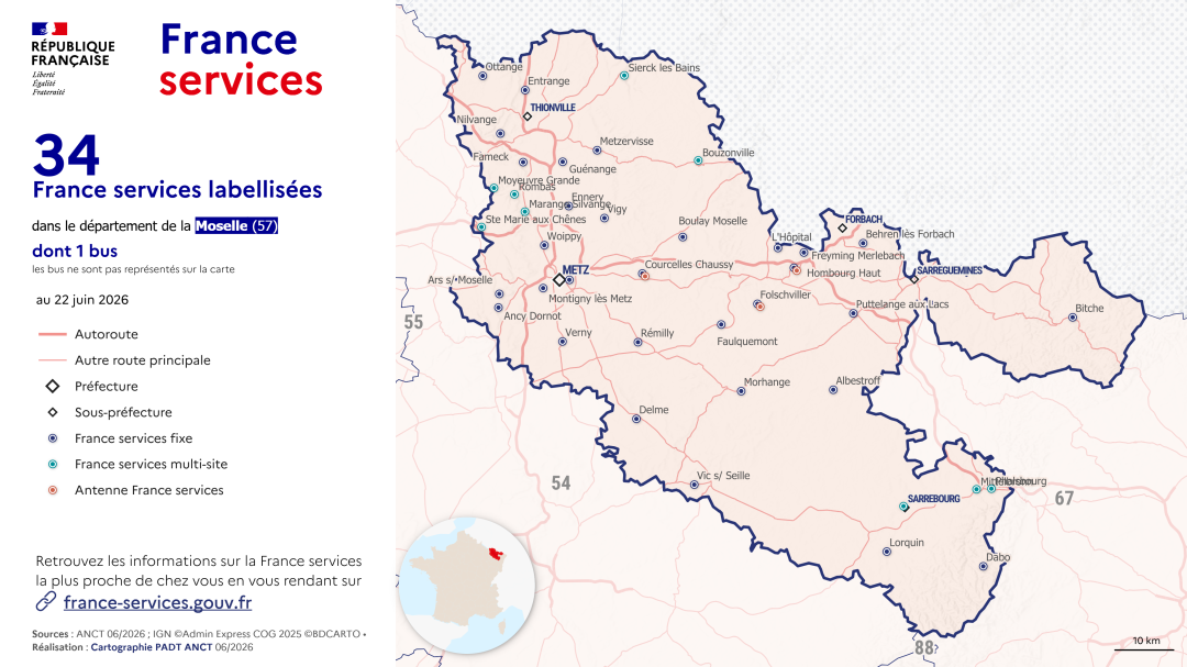 France services : Moselle (57)