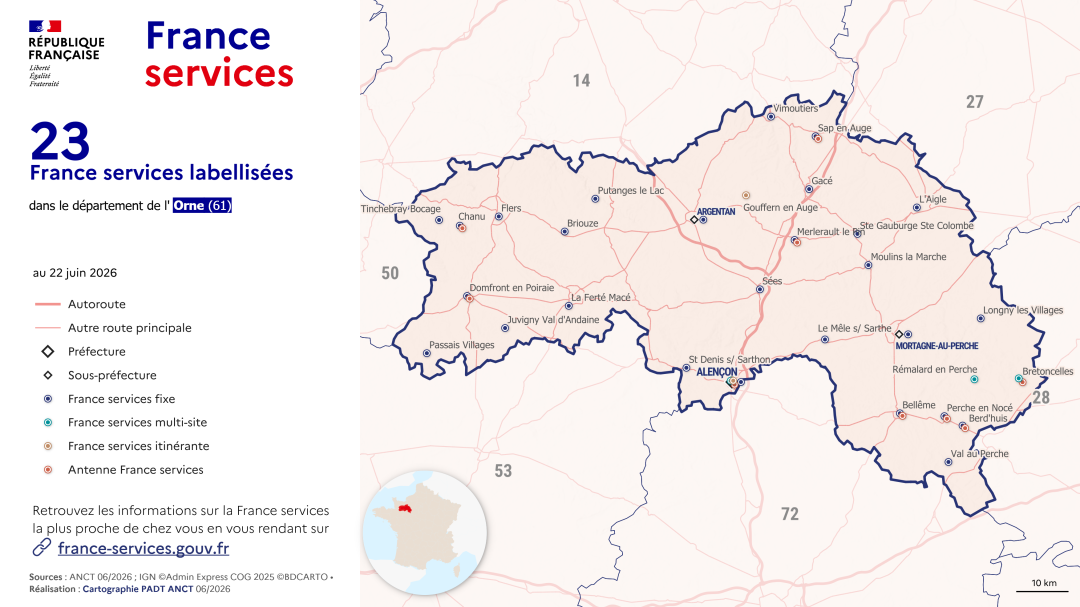 France services : Orne (61)