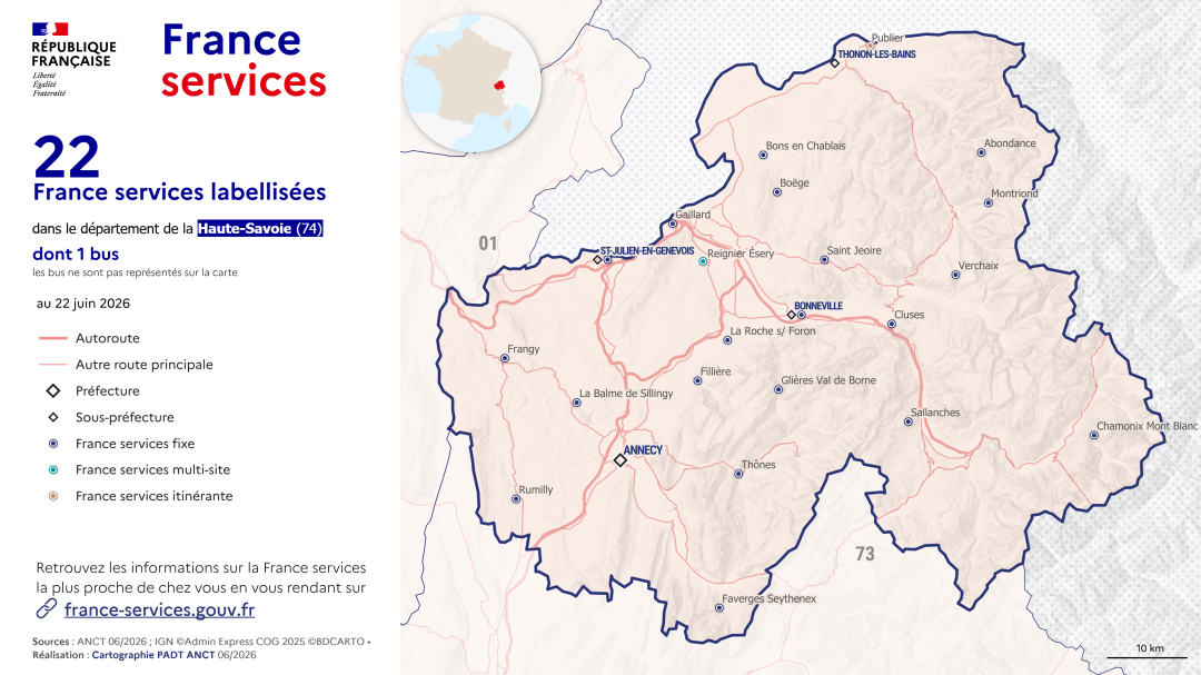 France services : Haute-Savoie (74)