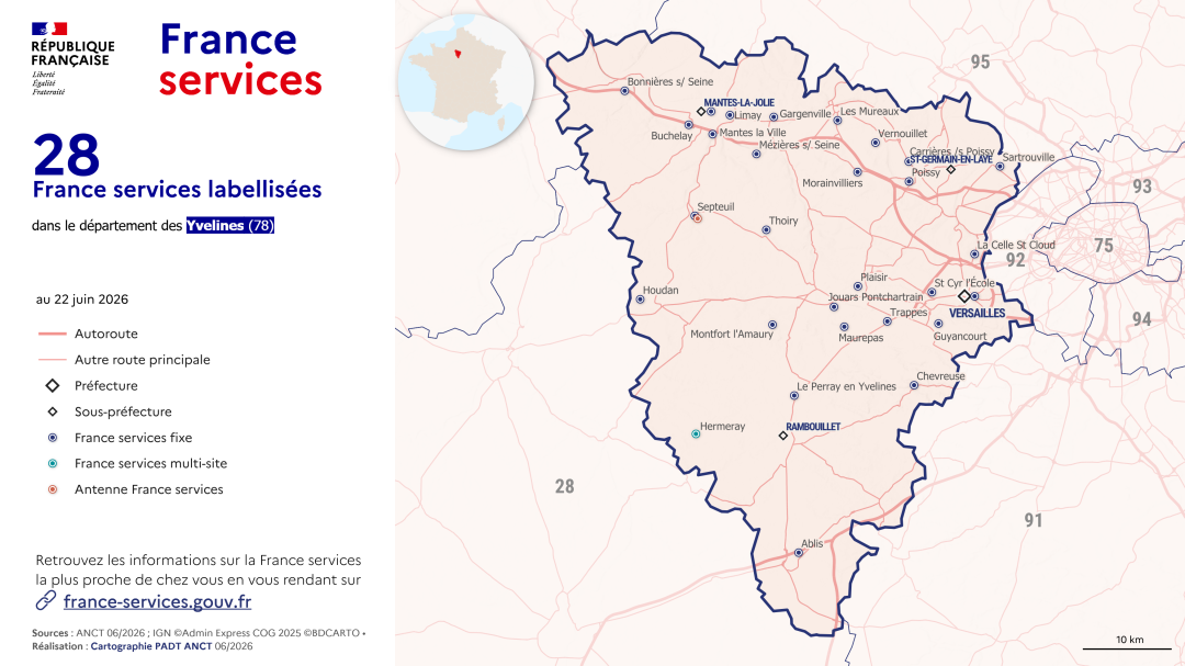 France services : Yvelines (78)