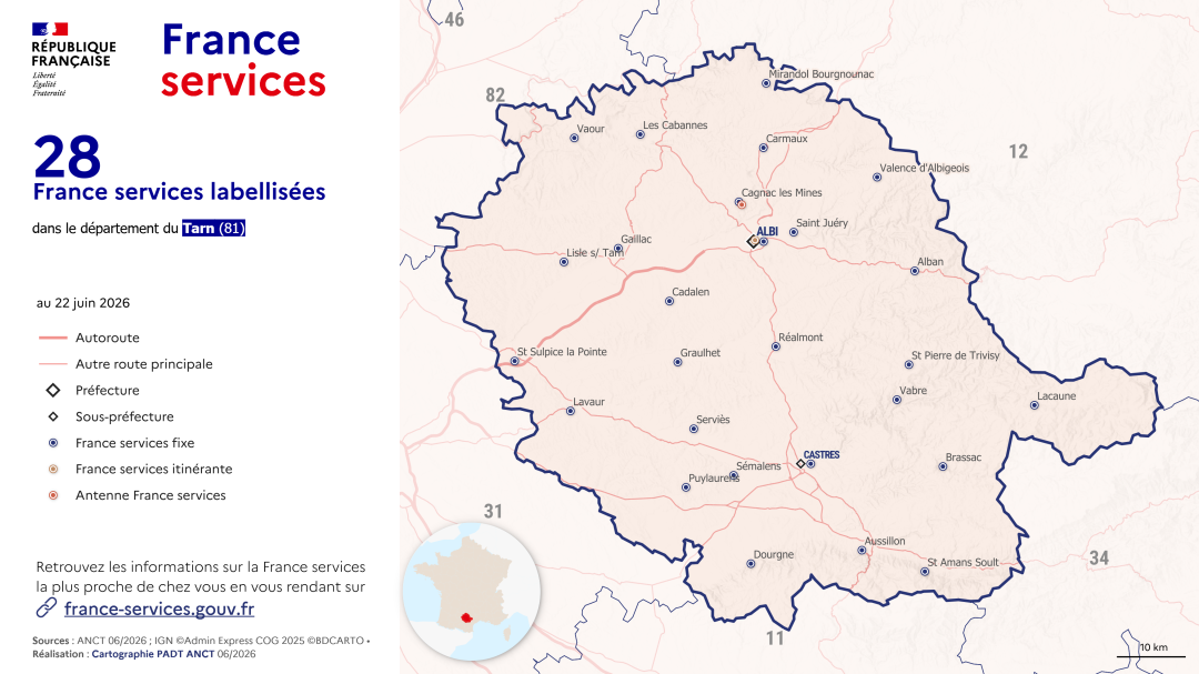 France services : Tarn (81)