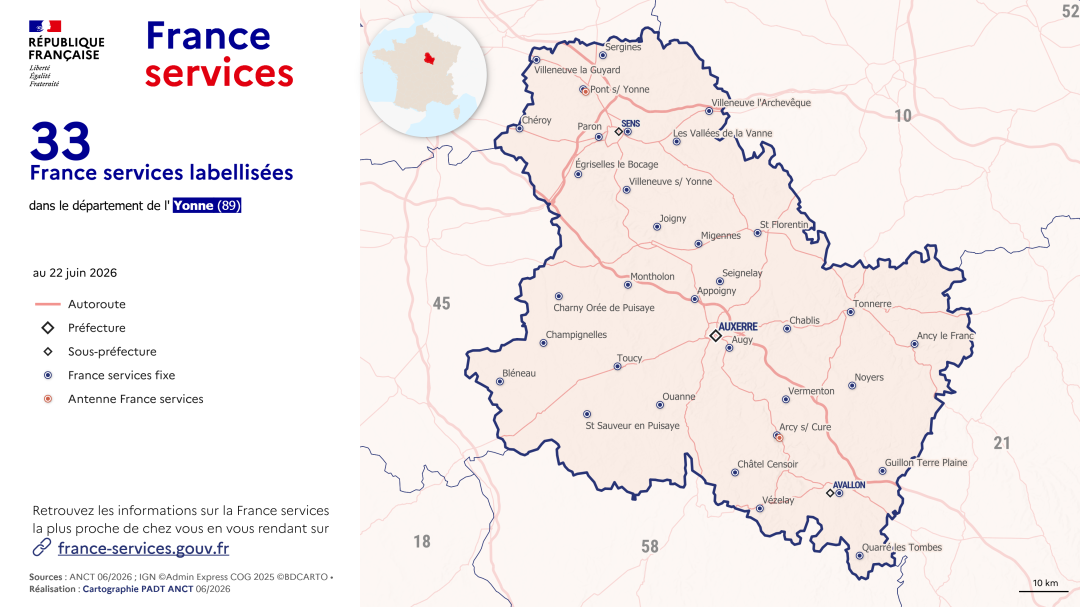 France services : Yonne (89)