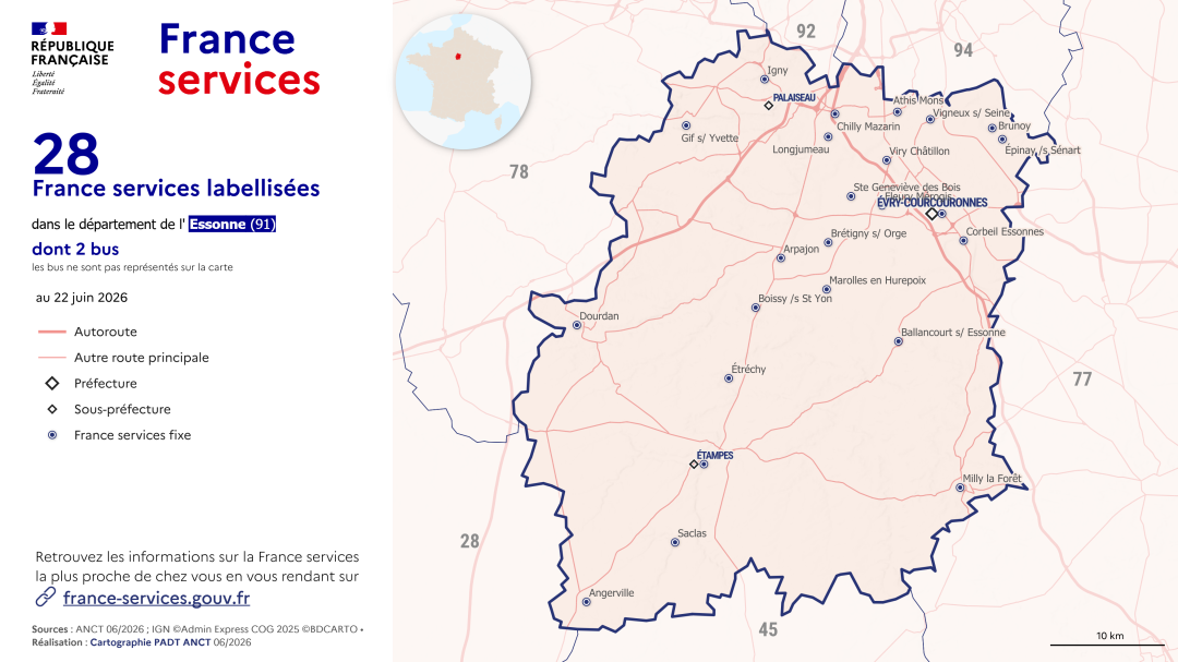 France services : Essonne (91)
