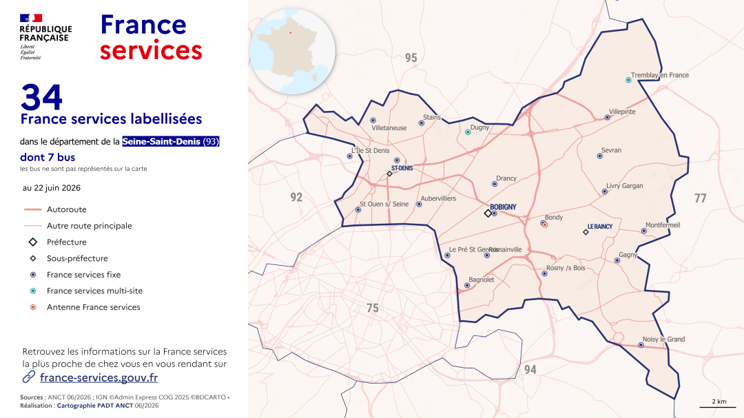 France services : Seine-Saint-Denis (93)